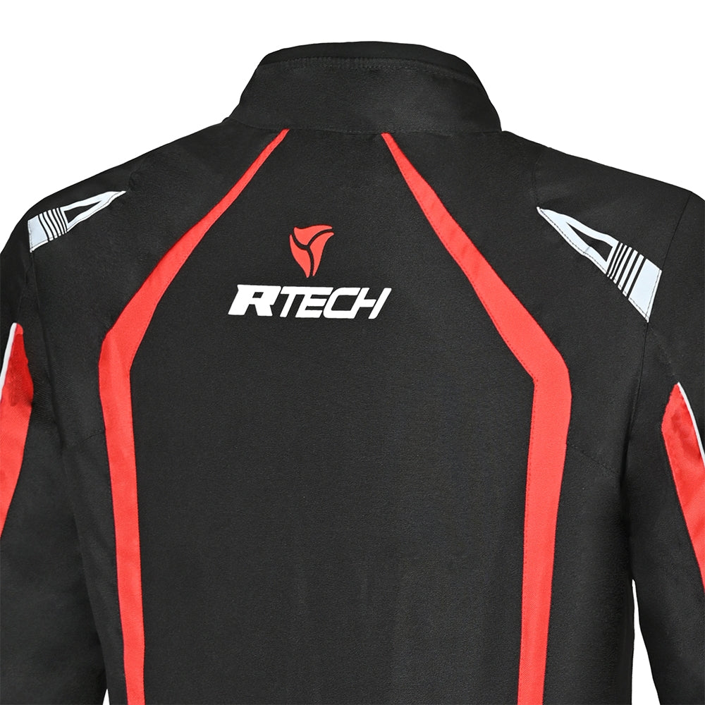 R-TECH - CHAQUETA TEXTIL MARSHAL NEGRO/ROJO - SECURTEX MOTOR S.L (t/a MaximoMoto)