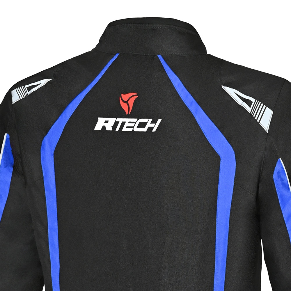 R-TECH - Chaqueta Textil Marshal Negro/Azul - SECURTEX MOTOR S.L (t/a MaximoMoto)