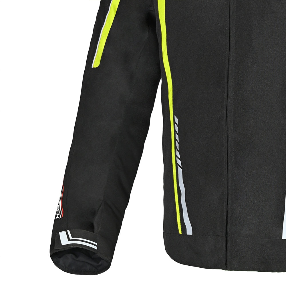 R-TECH - Chaqueta Textil Marshal Negro/Amarillo Fluor - SECURTEX MOTOR S.L (t/a MaximoMoto)