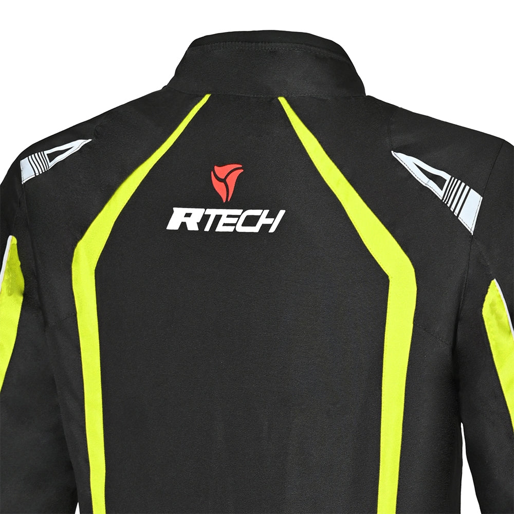 R-TECH - Chaqueta Textil Marshal Negro/Amarillo Fluor - SECURTEX MOTOR S.L (t/a MaximoMoto)