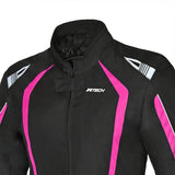 R-TECH - Chaqueta Textil Marshal Lady Negro/Rosa - SECURTEX MOTOR S.L (t/a MaximoMoto)