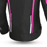 R-TECH - Chaqueta Textil Marshal Lady Negro/Rosa - SECURTEX MOTOR S.L (t/a MaximoMoto)