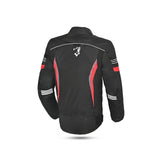 BELA - Chaqueta Textil Bradley Negro/Rojo - SECURTEX MOTOR S.L (t/a MaximoMoto)