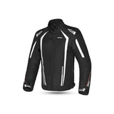 R-TECH - CHAQUETA TEXTIL MARSHAL NEGRO/BLANCO - SECURTEX MOTOR S.L (t/a MaximoMoto)