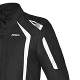 R-TECH - CHAQUETA TEXTIL MARSHAL NEGRO/BLANCO - SECURTEX MOTOR S.L (t/a MaximoMoto)