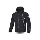 BELA - BREEZE SOFTSHELL Negro/Azul - SECURTEX MOTOR S.L (t/a MaximoMoto)