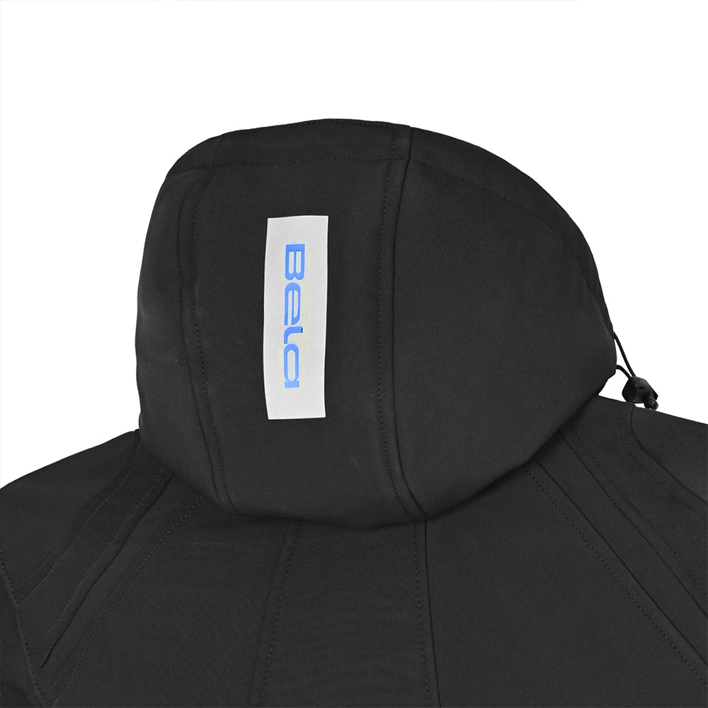 BELA - BREEZE SOFTSHELL Negro/Azul - SECURTEX MOTOR S.L (t/a MaximoMoto)