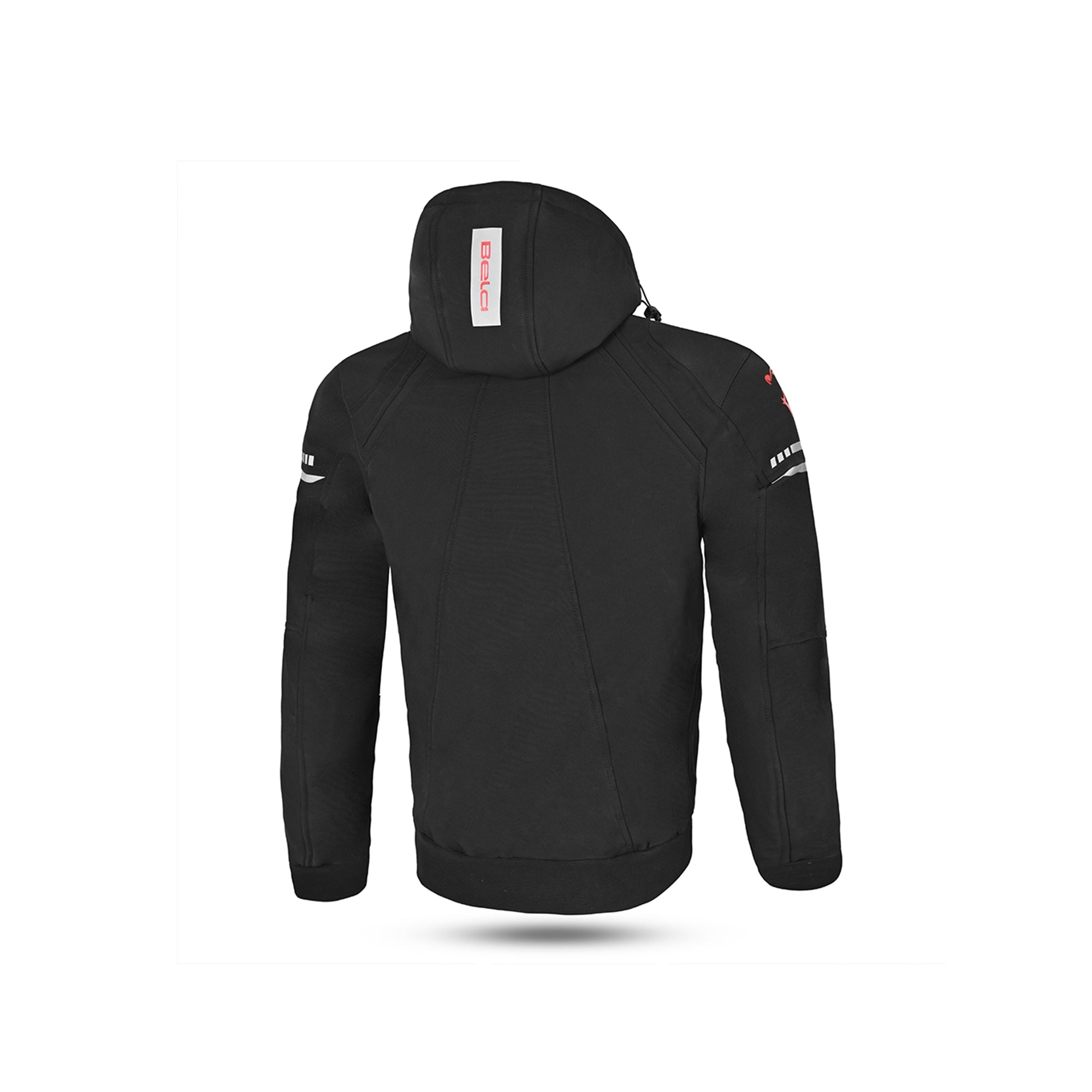 BELA - BREEZE SOFTSHELL Negro/Rojo - SECURTEX MOTOR S.L (t/a MaximoMoto)