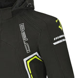 BELA - BREEZE SOFTSHELL Negro/Amarillo Fluor - SECURTEX MOTOR S.L (t/a MaximoMoto)