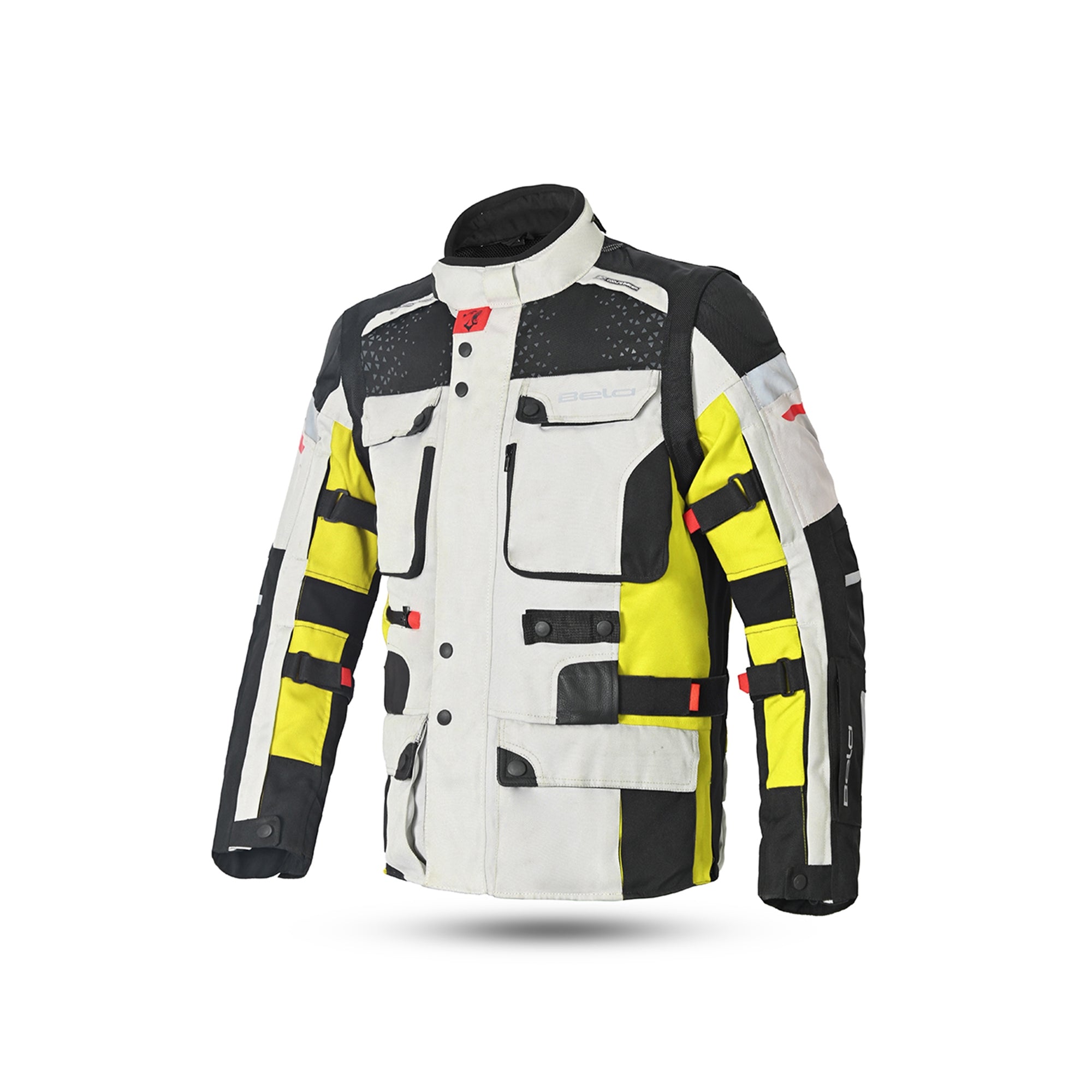 BELA - Chaqueta Textil Crossroad Extreme WP Hielo/Gris/A.Fluor - SECURTEX MOTOR S.L (t/a MaximoMoto)