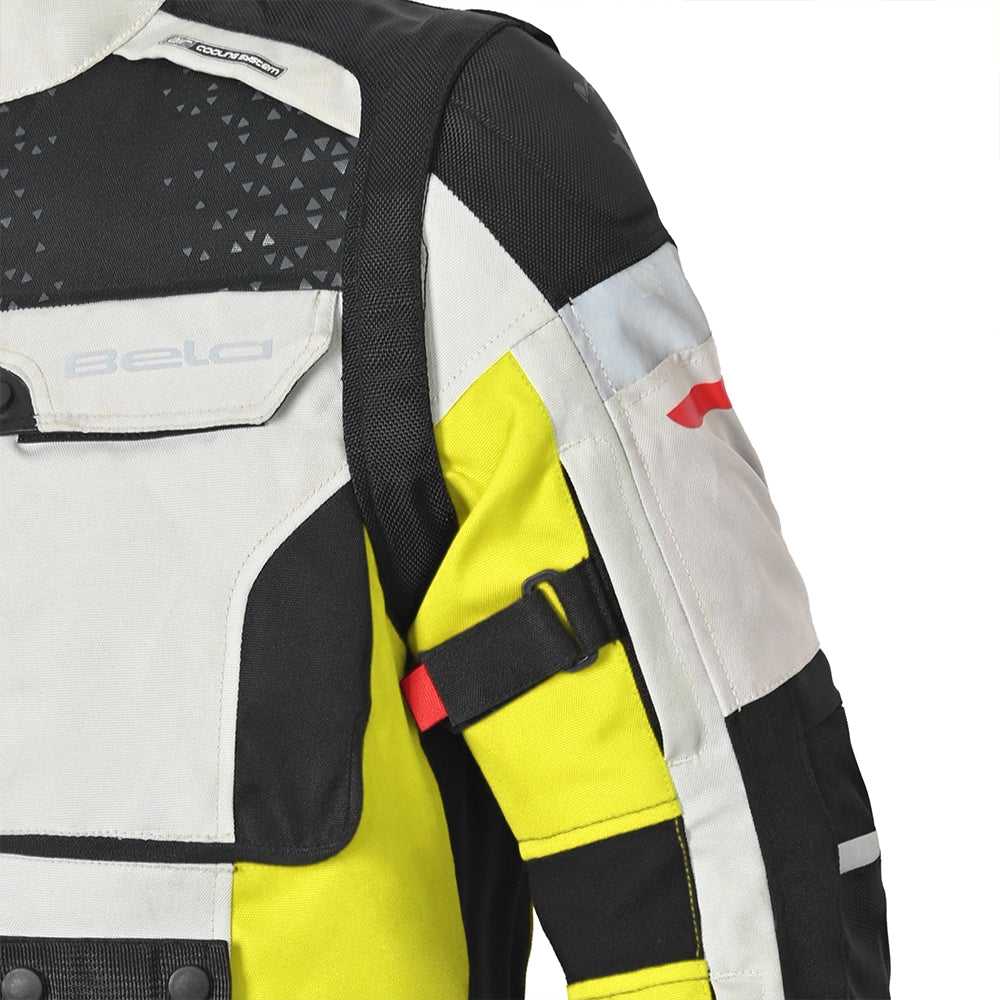 BELA - Chaqueta Textil Crossroad Extreme WP Hielo/Gris/A.Fluor - SECURTEX MOTOR S.L (t/a MaximoMoto)