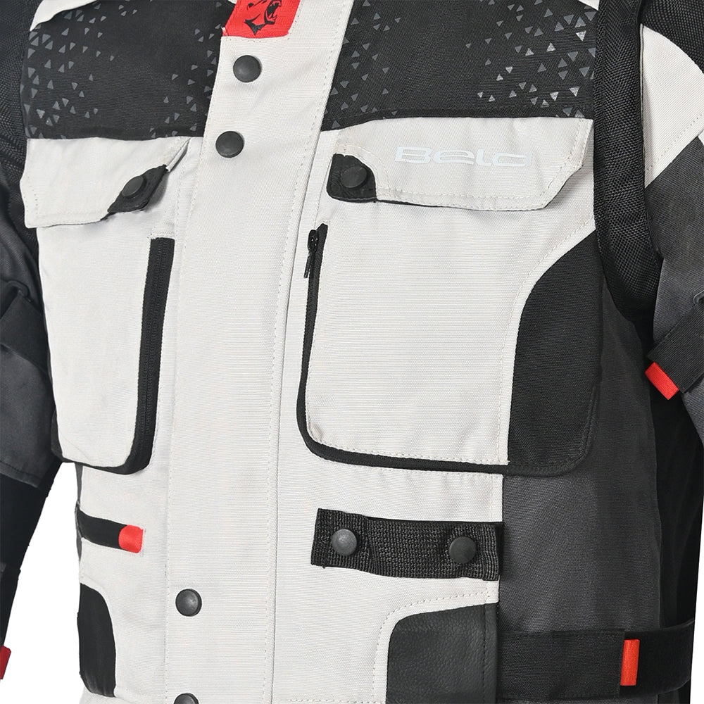 BELA - Chaqueta Textil Crossroad Extreme WP Hielo/Gris/Negro - SECURTEX MOTOR S.L (t/a MaximoMoto)