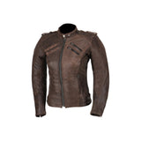 R-TECH - Chaqueta Piel Bold Lady Marrón - SECURTEX MOTOR S.L (t/a MaximoMoto)