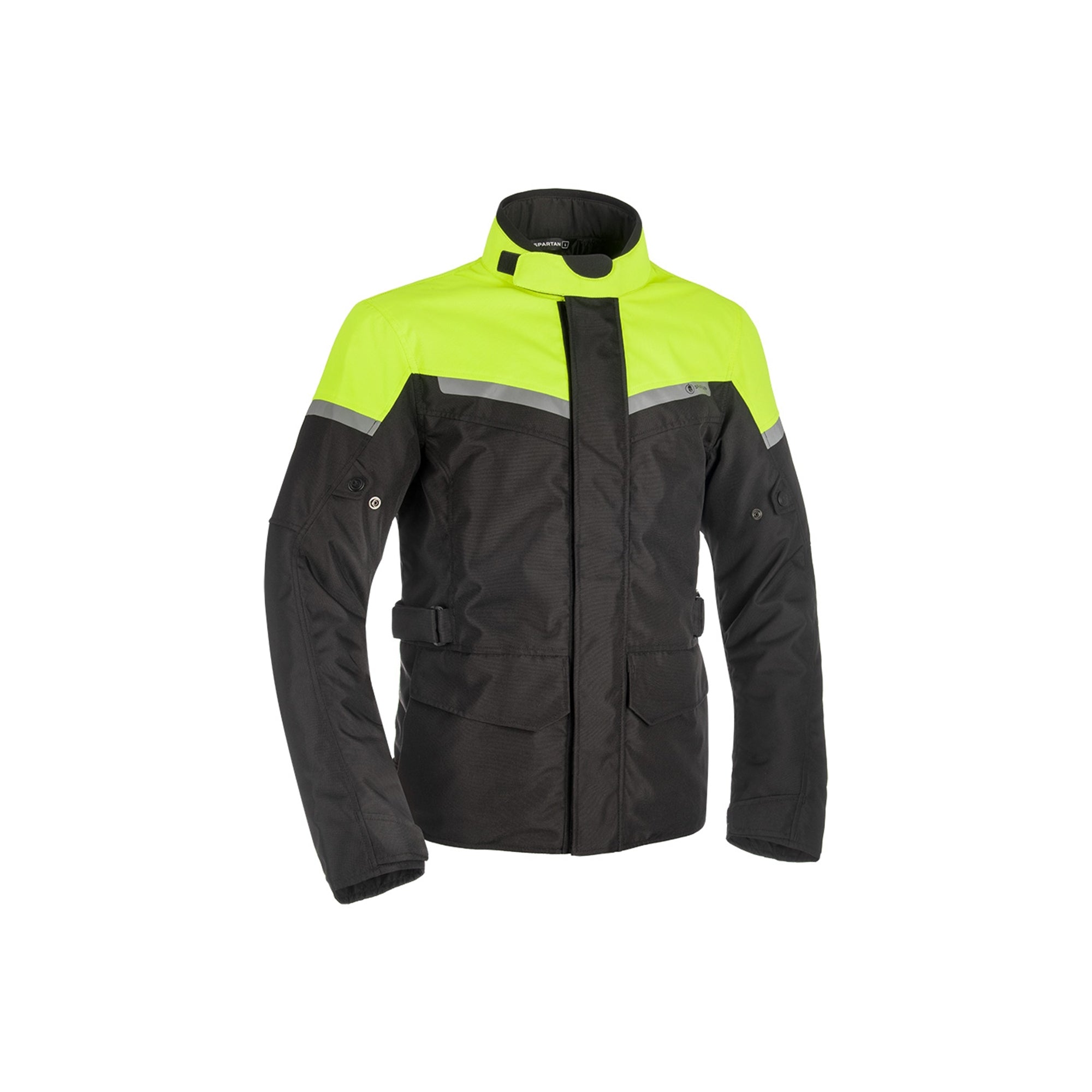OXFORD- Chaqueta Textile Spartan Long WP Negro/Amarillo - SECURTEX MOTOR S.L (t/a MaximoMoto)