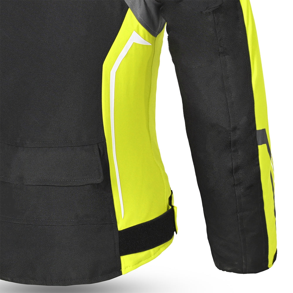 BELA - Chaqueta Textil Elanur Lady Negro/Antracita/Amarillo - SECURTEX MOTOR S.L (t/a MaximoMoto)