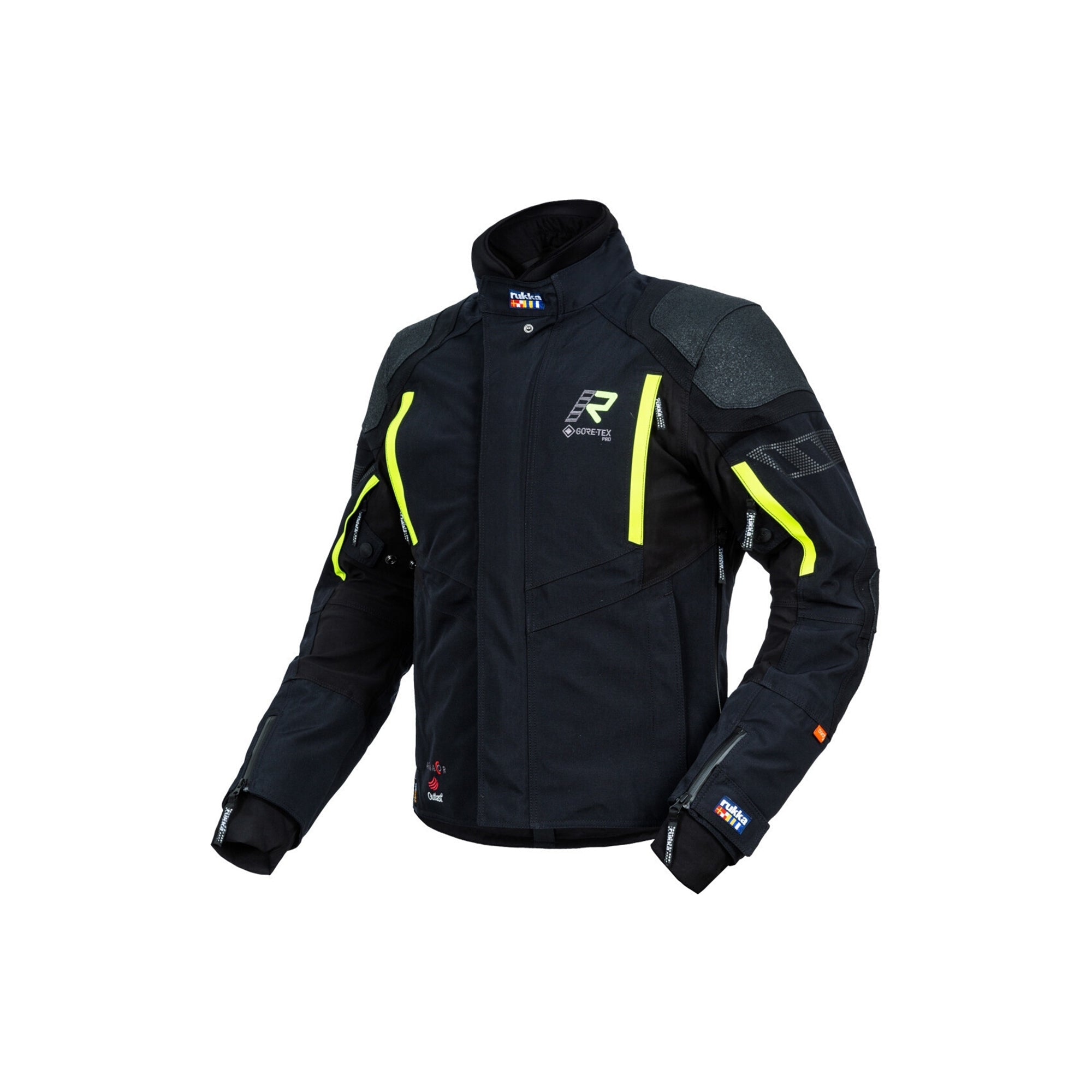 RUKKA - SHIELD-RD CHAQUETA NEGRO/FLUOR - SECURTEX MOTOR S.L (t/a MaximoMoto)