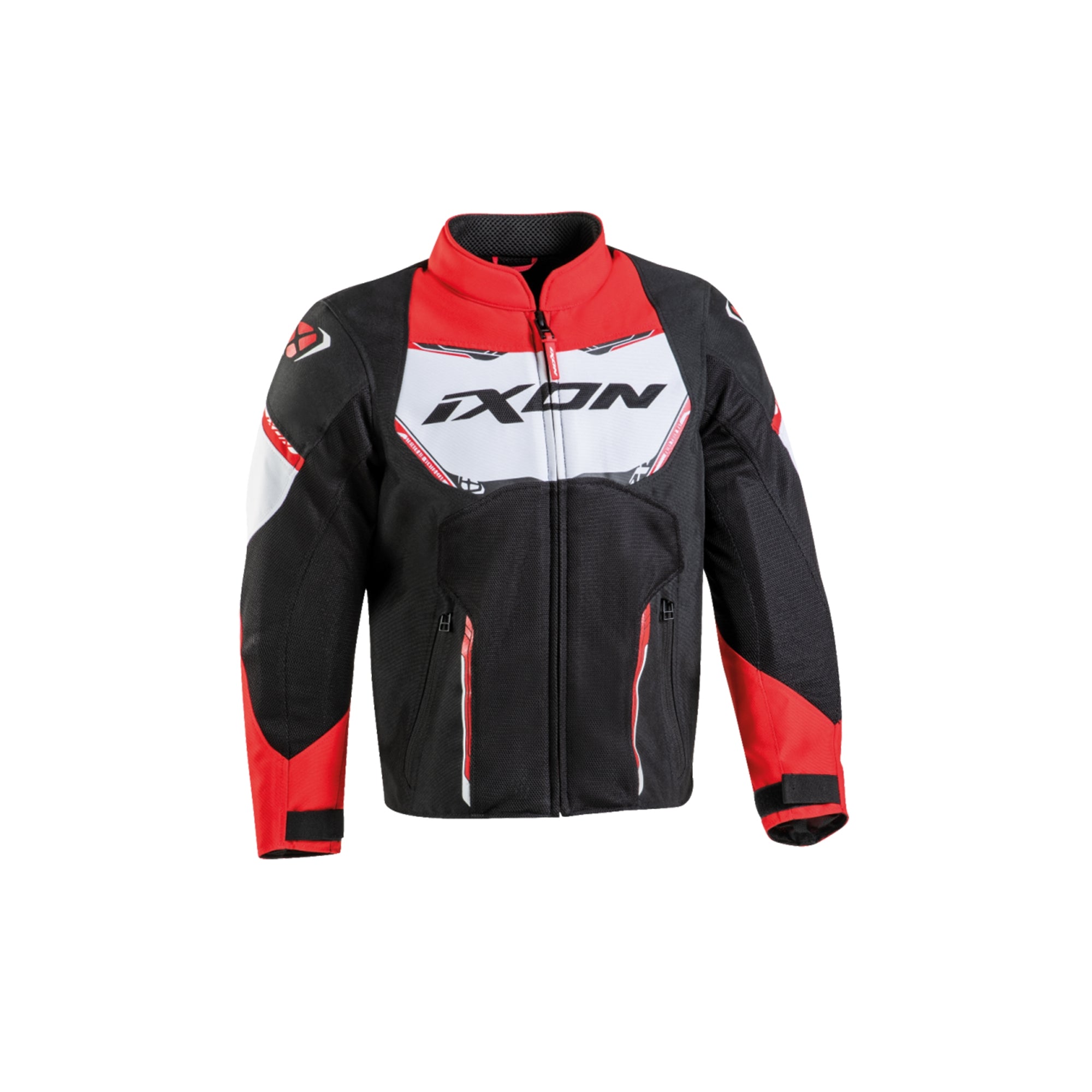 IXON-CHAQUETA STRIKER AIR KID BLACK/RED/WHITE - SECURTEX MOTOR S.L (t/a MaximoMoto)