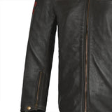 BELA - CHAQUETA PIEL STARK MARRÓN OSCURO/ROJO - SECURTEX MOTOR S.L (t/a MaximoMoto)