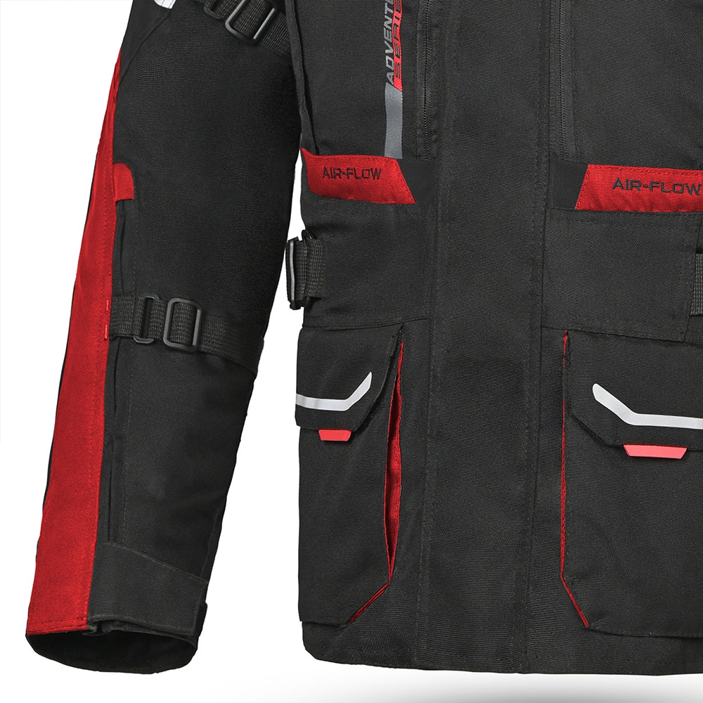 BELA - TRANSFORMER 3IN1 Negro/Rojo - SECURTEX MOTOR S.L (t/a MaximoMoto)