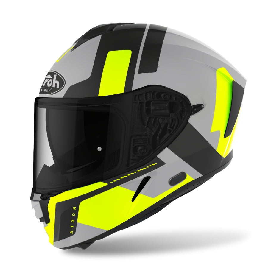 AIROH - CASCOS SPARK SHOGUN YELLOW MATT - SECURTEX MOTOR S.L (t/a MaximoMoto)