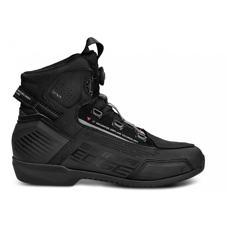 SHIMA EDGE VENTED BOOTS BLK - SECURTEX MOTOR S.L (t/a MaximoMoto)