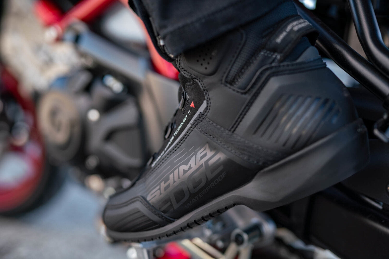 SHIMA EDGE WP BOOTS BLK - SECURTEX MOTOR S.L (t/a MaximoMoto)