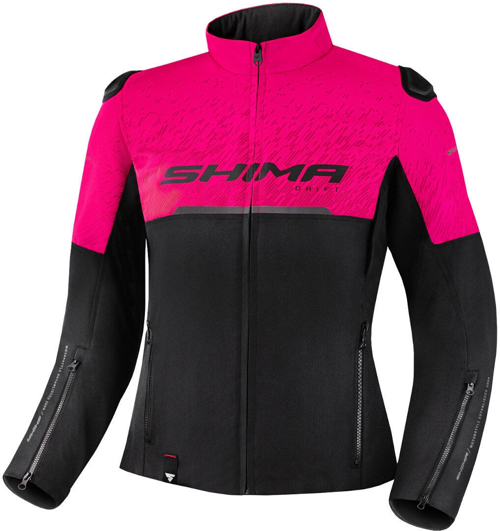 SHIMA Drift Lady Urban Chaqueta Moto Textil Verano Negro/Rosa
