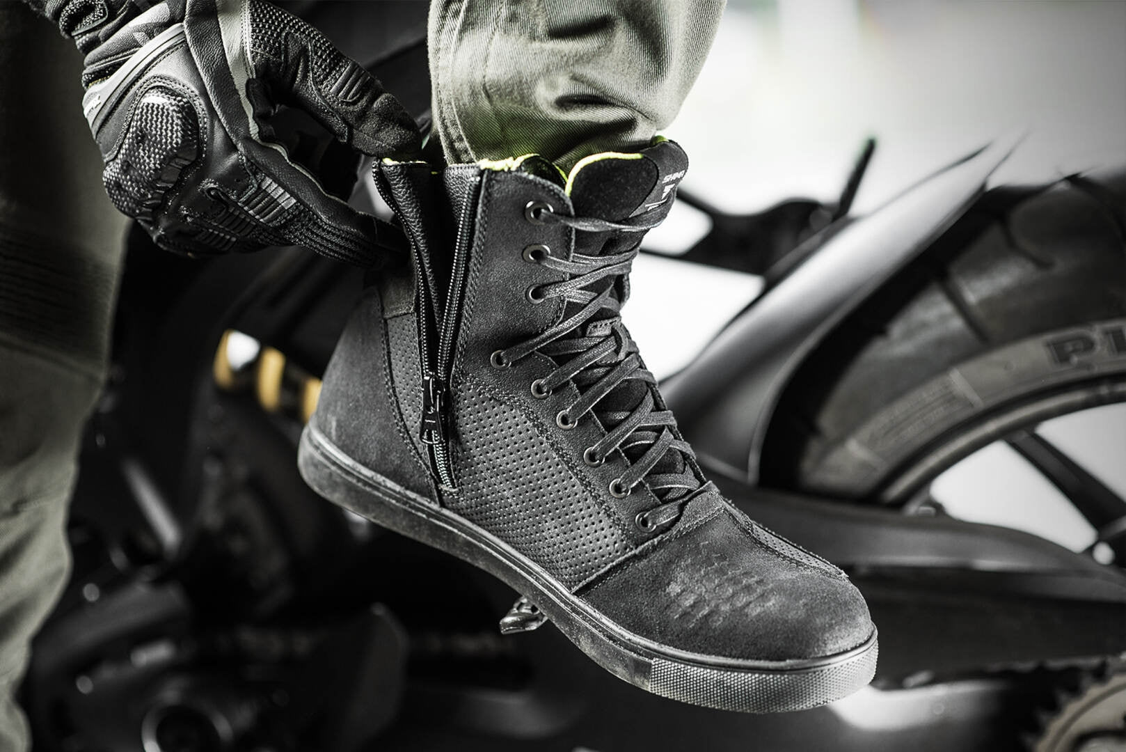 SHIMA REBEL WP MEN BOOTS BLACK