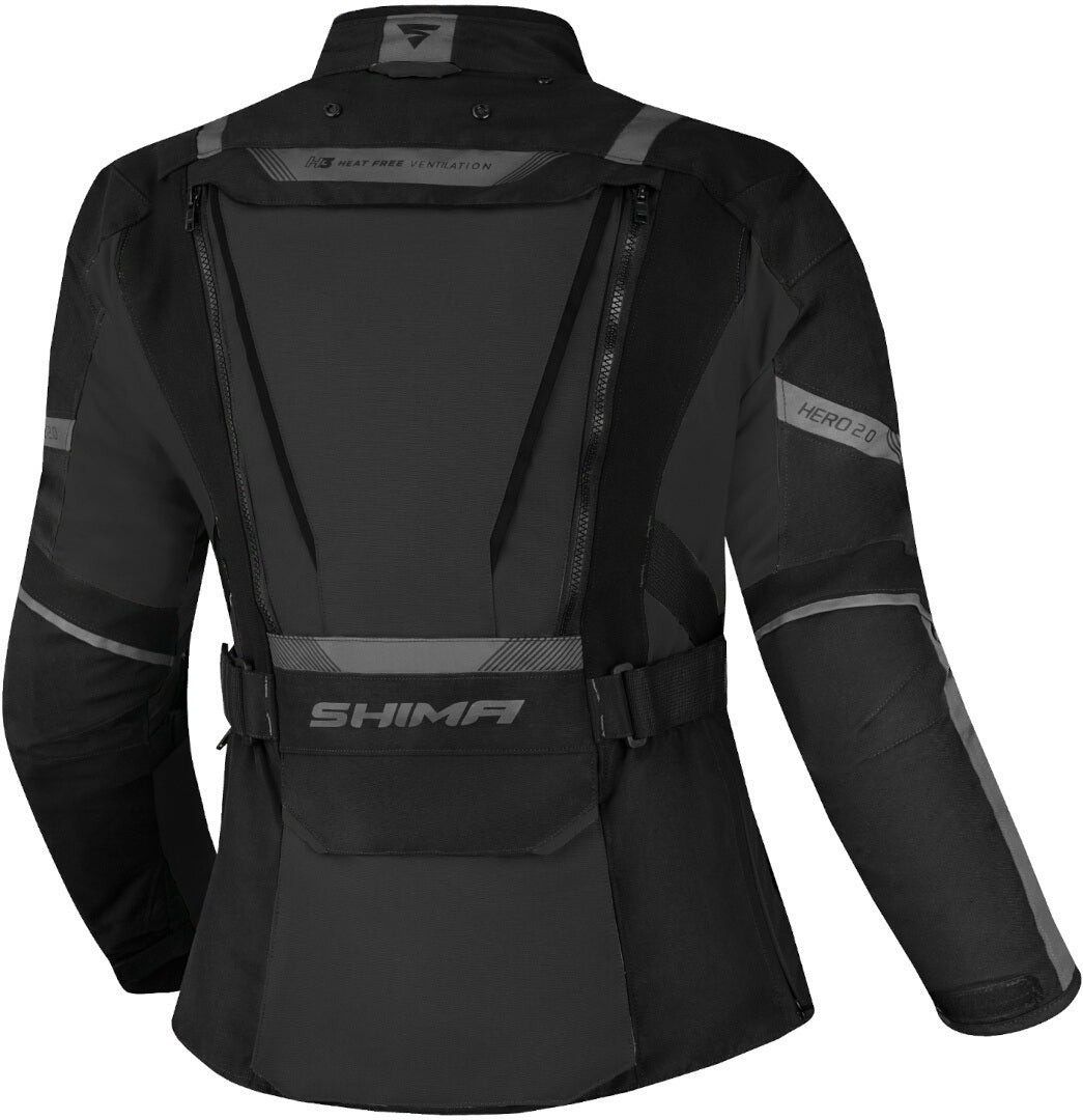 SHIMA HERO 2.0 LADY JACKET BLK - SECURTEX MOTOR S.L (t/a MaximoMoto)