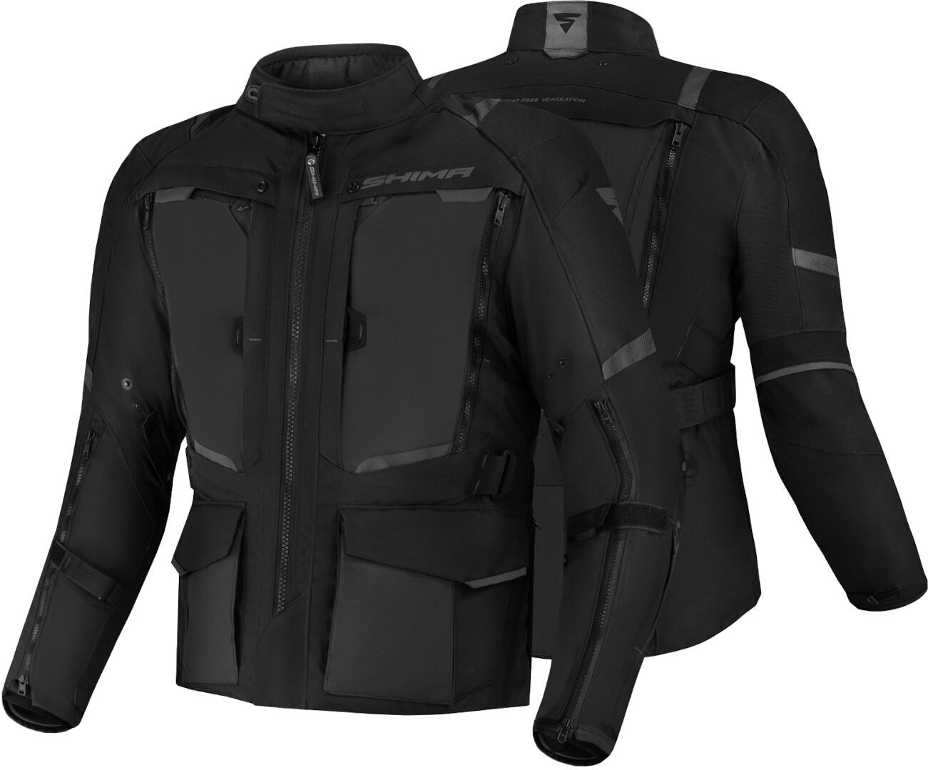 SHIMA HERO 2.0 MEN JACKET BLK - SECURTEX MOTOR S.L (t/a MaximoMoto)