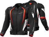 SHIMA MESH PRO JACKET BLACK/RED - SECURTEX MOTOR S.L (t/a MaximoMoto)