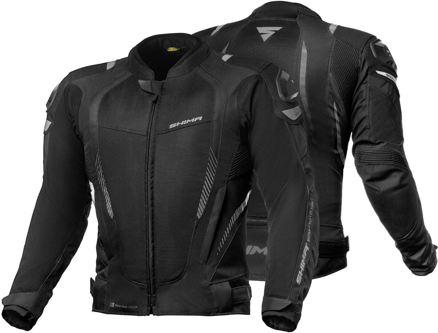 SHIMA MESH PRO JACKET BLACK - SECURTEX MOTOR S.L (t/a MaximoMoto)