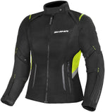 SHIMA Rush Chaqueta Textil Impermeable Para Motocicleta Para Mujer Fluoro