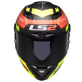 LS2 FF805 THUNDER C ATTACK MATT RED H-V YELLOW - SECURTEX MOTOR S.L (t/a MaximoMoto)