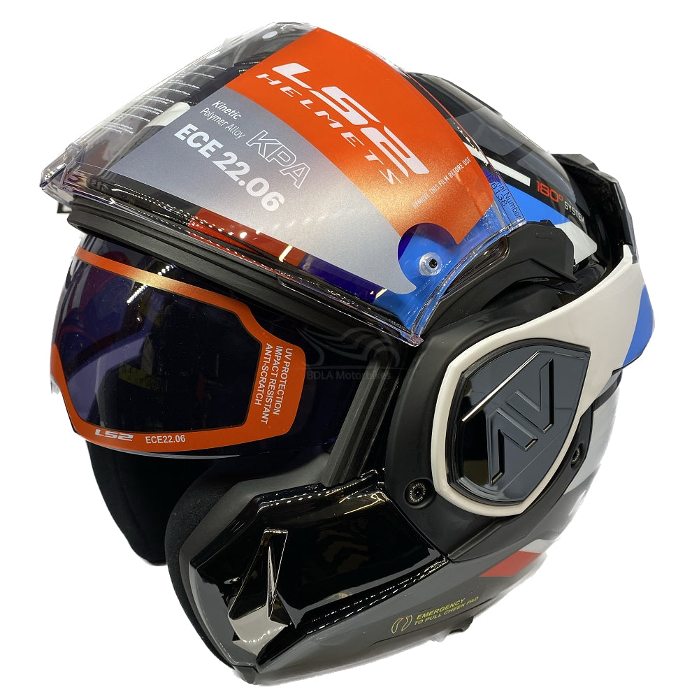 LS2 FF906 ADVANT SPORT GL.BLACK BLUE RED-06 - SECURTEX MOTOR S.L (t/a MaximoMoto)