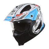 LS2 OF606 DRIFTER DEVOR M.WHITE BLUE-06 - SECURTEX MOTOR S.L (t/a MaximoMoto)