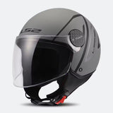 LS2 OF558 SPHERE LUX II MINIM CASCO DE MOTO NEGRO GRIS