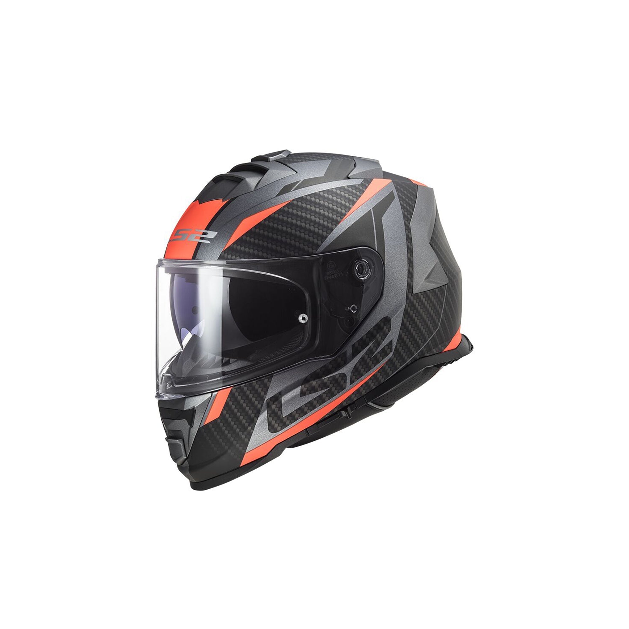 LS2 FF800 STORM RACER MATT TITANIUM FLUO ORANGE - SECURTEX MOTOR S.L (t/a MaximoMoto)