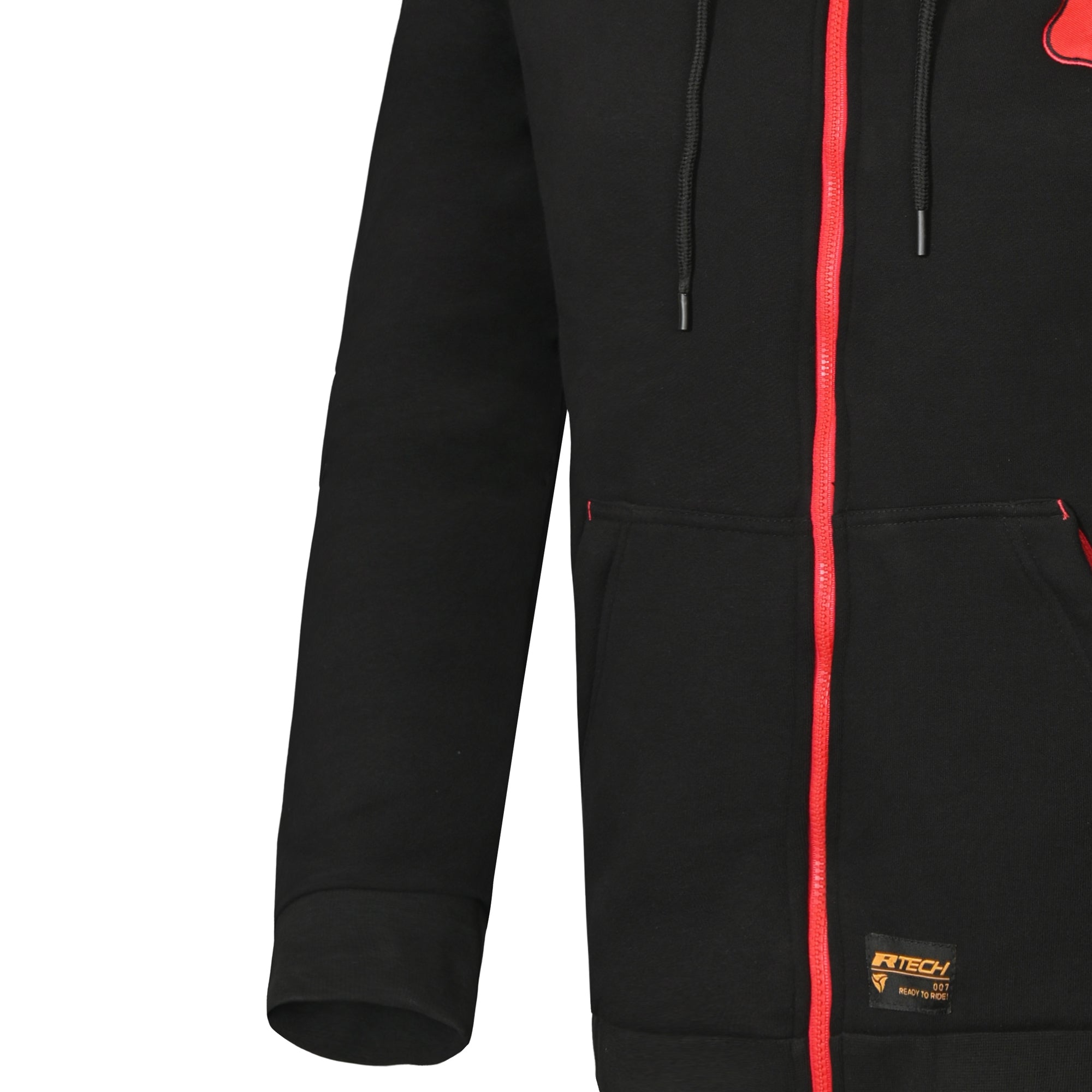 R-TECH - SUDADERA TEXTIL ROUTE-91 ROJO