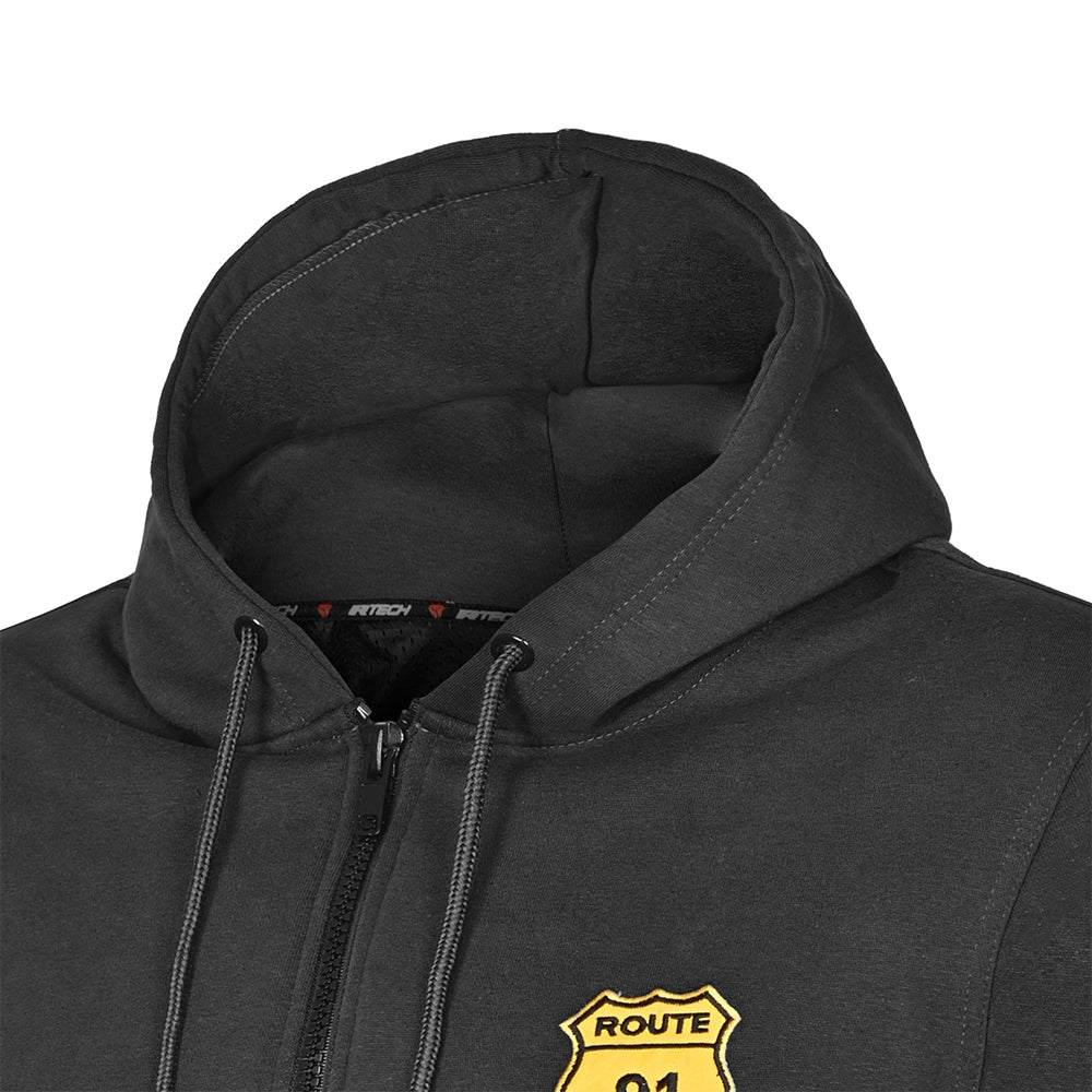 R-TECH - Sudadera Textil Route-91 Negro