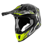 Givi 70.1 VECTOR Carbono Casco de motocross Plata Amarillo - SECURTEX MOTOR S.L (t/a MaximoMoto)