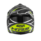 Givi 70.1 VECTOR Carbono Casco de motocross Plata Amarillo - SECURTEX MOTOR S.L (t/a MaximoMoto)