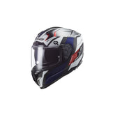 LS2 FF327 CHALLENGER CT2 ALLOY WHITE BLUE RED - SECURTEX MOTOR S.L (t/a MaximoMoto)