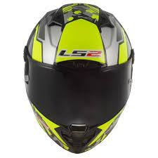 LS2 FF805 THUNDER C SPACE H-V YELLOW GREY - SECURTEX MOTOR S.L (t/a MaximoMoto)