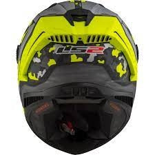 LS2 FF805 THUNDER C SPACE H-V YELLOW GREY - SECURTEX MOTOR S.L (t/a MaximoMoto)