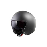 LS2 OF599 SPITFIRE SINGLE MONO MATT BLACK - SECURTEX MOTOR S.L (t/a MaximoMoto)