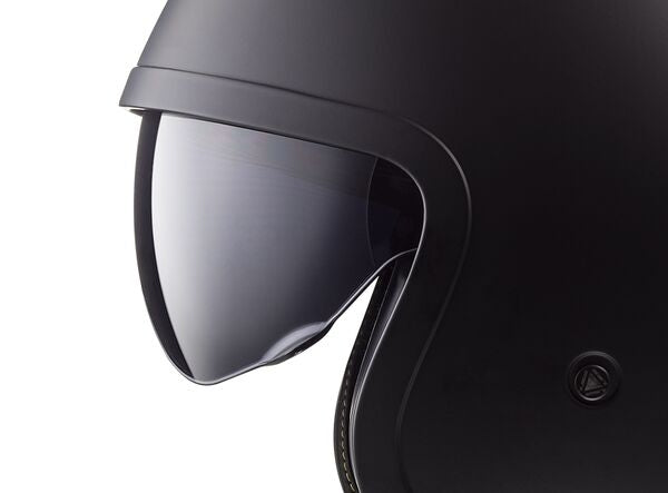 LS2 OF599 SPITFIRE SINGLE MONO MATT BLACK - SECURTEX MOTOR S.L (t/a MaximoMoto)