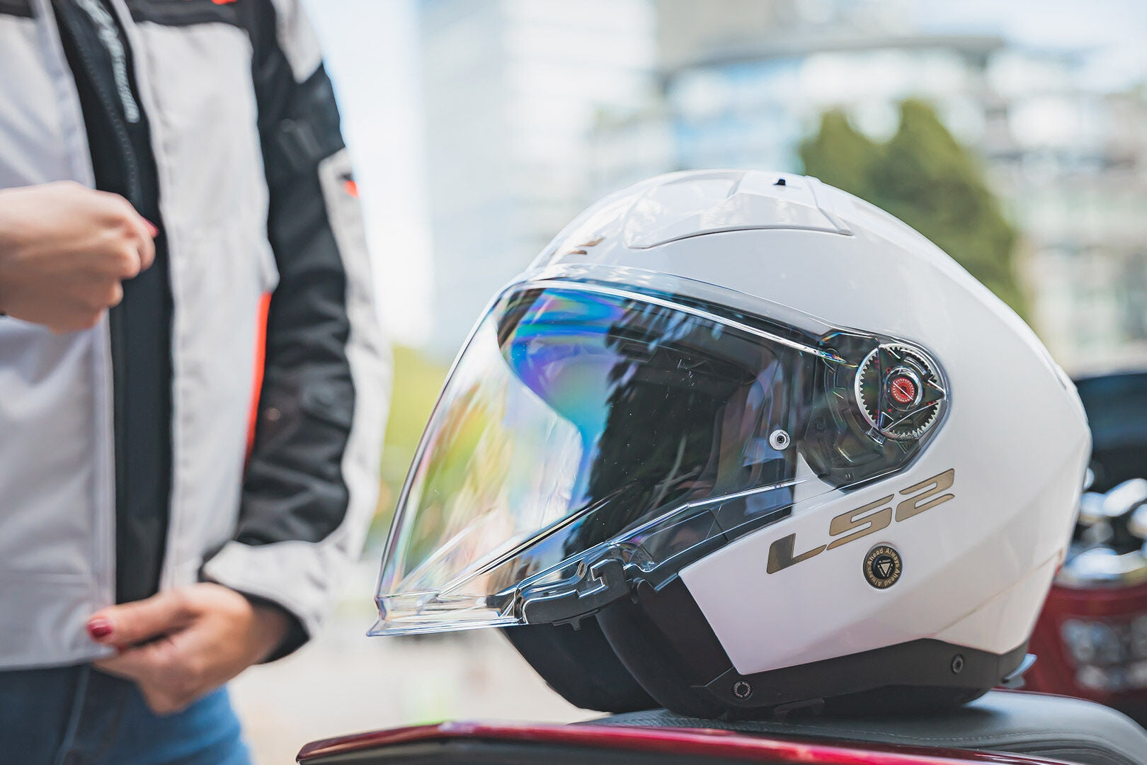 LS2 OF603 INFINITY II SPECIAL MATT SAND-06 - SECURTEX MOTOR S.L (t/a MaximoMoto)