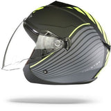 LS2 OF573 TWISTER II LUNA MATT BLACK TITANIUM - SECURTEX MOTOR S.L (t/a MaximoMoto)