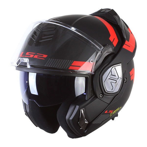 LS2 FF906 ADVANT BEND MATT BLACK RED-06 - SECURTEX MOTOR S.L (t/a MaximoMoto)